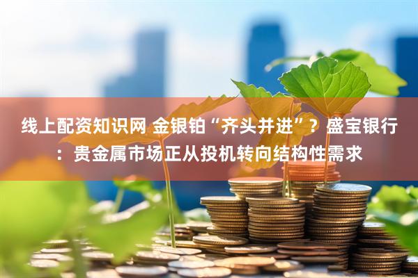 线上配资知识网 金银铂“齐头并进”?盛宝银行:贵金属市场正从投机转向结构性需求